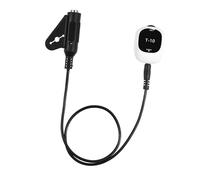 SPYMINNPOO Patch de Bande D'adsorption pour Micro de Guitare Acoustique, pour Mandoline, Banjo Pipa, Capteur de Son Transparent pour ukulélé Erhu Guzheng, Noir/blanc, Bouton de Commande Inclus