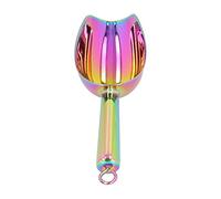 SPYMINNPOO Pelle à Glace en Acier Inoxydable, Grattoir à Glace Durable pour Accessoires de Gadgets de Cuisine, Idéale pour la, la Farine, le Sucre, le Pop-corn et les Bonbons, Matériau Non Toxique,