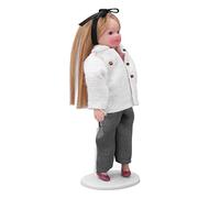 SPYMINNPOO Personnages Miniatures en Porcelaine avec Support Stable, Accessoire de Maison de Poupée DIY pour Objet Décoratif de Collection à L'échelle 1:12