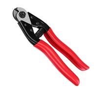 SPYMINNPOO Pince Coupante de Fil, Outil de Coupe de Précision pour Tuyau de Câble de Frein de Ligne de Vélo de Montagne, Acier allié au Chrome Vanadium, Poignée Rouge, 7,5 Pouces, pour une