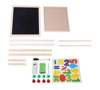 SPYMINNPOO Planche à Dessin Debout en Bois avec Hauteur Réglable, Jeu Créatif Inspirant, Planche à Dessin Double Face de Haute qualité en Bois de Pin, Scène Applicable : Salle de Classe,