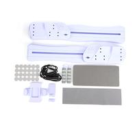 SPYMINNPOO Planche Pilates, Kit d'Entraînement de Base Portable avec Rouleau ABS, équipement de Gymnastique à Domicile Pliable pour Un Entraînement Total du Corps pour Femmes et Hommes (Violet 丨