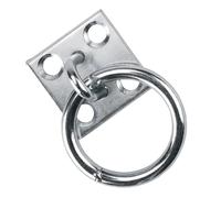 SPYMINNPOO Plaque D'anneau d'attache en Métal Durable, Attelage de Cheval pour Un Bain Stable, Matériau en Fer plaqué Ni Résistant à la Rouille