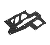 SPYMINNPOO Plaque Latérale d'hélicoptère RC, Construction en Fibre de Carbone pour FlyWing BELL206 UH1, Légère, Installation Facile, stabilité et Performances Améliorées