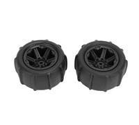 SPYMINNPOO Pneus de Voiture RC 2PCS, Absorption de Poignée et Choc Améliorée, Motif de 85 Mm Roues Toutes Les Intempéries, pour 1 16 Voitures à L'échelle