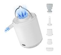 SPYMINNPOO Pompe à Air sans Fil, Compresseur d'air électrique Portable avec Lumière LED, Gonfleur Rapide 200 L/Min pour Matelas Pneumatique, Bouées et Plus Encore