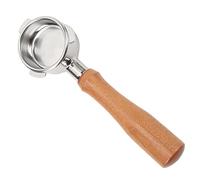 SPYMINNPOO Porte-filtre sans Fond en Acier Inoxydable, Vue Claire, pour Machine à café Série 8 54mm (Style 4)