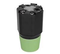 SPYMINNPOO Porte-Monnaie de Voiture Organisateur de Pot D'économie d'argent Portable à 2 Couches pour Utilisation de Véhicule Noir Vert pour Garçons Filles Adultes Matériau ABS 6,4 X 3,5 X 3,5 Pouces