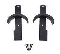 SPYMINNPOO Porte-Selle, 2 Pièces, Support de Bride Mural Robuste avec 4 Crochets pour L'organisation de la Sellerie du Cheval (Noir)