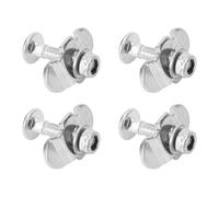 SPYMINNPOO Raccord à Double Goujon, Raccord à Double Goujon fileté en Métal pour Lit de Camion, Remorque, Contrôle du Fret, Ancrage sécurisé pour Motos, VTT, Pickup, Camping-Car