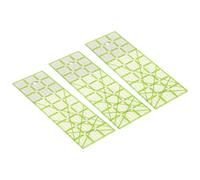 SPYMINNPOO Règle de Matelassage Grand Rectangle de 9 Pouces avec Lignes de Guidage Vertes, Règles de Couture Transparentes en Acrylique pour Projet de Couture, économie D'effort pour les Amateurs de