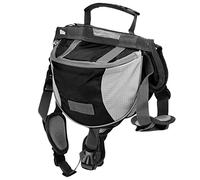 SPYMINNPOO Sac à Dos pour Chien Durable avec Poches Latérales pour Chiens de Petite, Moyenne et Grande Taille, Taille Réglable pour Les Chiens de en Cours D'exécution, en Nylon (M)