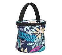 SPYMINNPOO Sac Cylindrique, Organisateur D'aiguilles de Boules de Fil élastiques pour Artisans et Grand-mère, Matériau Oxford 600D, Rangement de Bureau de 16,5 Pouces (Petit Baril)