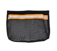 SPYMINNPOO Sac de Rangement pour Bateau avec Bande Auto-adhésive, Organisateur en Maille Réfléchissante Résistant à l'eau pour et Outils 9.84x7.48 Pouces Noir
