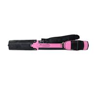 SPYMINNPOO Sac de Support de Club, Cuir PU Résistant à l'usure avec Base de Trépied Durable, doté de 2 Poches de Rangement pour Hommes et Femmes, Terrain de Conduite (Noir Rose)