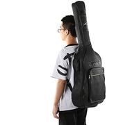 SPYMINNPOO Sac de Transport pour Guitare, Tissu Oxford avec Bandoulière Réglable, Protection Complète et Rangement Intelligent pour Guitares Acoustiques 40/41 Pouces