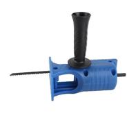 SPYMINNPOO Scie Alternative électrique, Outil de Travail du Bois Absorbant les Chocs pour le Jardin, Matériau Durable Bleu en Alliage D'aluminium, Scie Alternative pour le Travail du Bois, la Maison