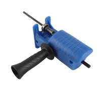 SPYMINNPOO Scie Alternative pour Perceuse électrique Portative avec Lame Amovible, Scie Alternative électrique Bleue en Plastique de Haute qualité pour le Travail du Bois, le Jardin