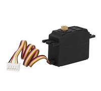 SPYMINNPOO Servo à Engrenages en Métal Durable pour Modèle de Voiture 12428 12423 RC, Servo RC à Couple élevé pour Un Fonctionnement Fluide