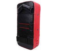 SPYMINNPOO Strike Shield, Coussin de Frappe de Boxe en Cuir PU avec Rembourrage en Mousse Haute densité, pour L'entraînement Kickboxing Muay Thai MMA (Noir Rouge)