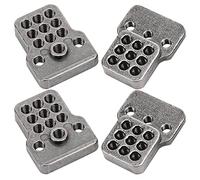 SPYMINNPOO Support D'amortisseurs RC, Pièces de Mise à Niveau en Alliage D'aluminium pour WPL C14 C24 MN D90, avec Position Précise du Trou et Conception Légère (Ti Couleur)