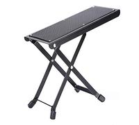 SPYMINNPOO Support de Pédale de Tabouret de Repose-pieds de Guitare en Fer Durable avec Hauteur Réglable, Conception Antidérapante, Housse en Caoutchouc pour la Prévention des Rayures, adapté à la