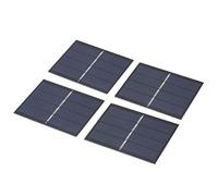 SPYMINNPOO Système de Module de Panneau Solaire Bricolage Résistant à la Pression pour Jouet Solaire Charge de Batterie 2,4 X 3,1 Pouces 2 V Jardin Extérieur, Petit éclairage Domestique Silicium