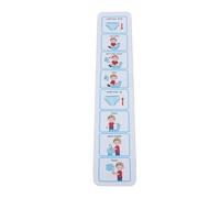 SPYMINNPOO Tableau D'apprentissage de la propreté, Affiche Visuelle de Routine de Salle de Bain avec Calendrier plastifié étape par étape, Aide à L'apprentissage de la propreté pour les