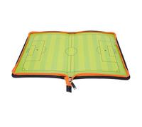 SPYMINNPOO Tableau d'entraînement de Football, Tableau de Stratégie Magnétique Pliable en Cuir avec 2 Marqueurs pour l'entraînement de Football et la Planification des Matchs