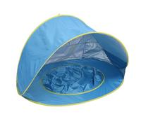 SPYMINNPOO Tente de bébé à la Plage, Abri de Soleil Pop-up pour Les Tout-Petits, Tente de Teinte de Soleil Portable avec Piscine pour Plages, Cour, Jardin (Blue)