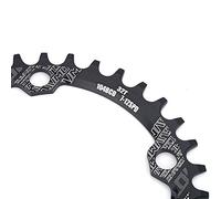 SPYMINNPOO TRAPELLEMENT Leur 38 -TVAL BICYCYME CHEAGNE-Pure Allie D'ALIME Noir BEU 104 Mm pour Améliorer la Puissance du Robinet de Chaîne (34T)
