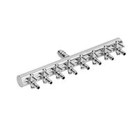 SPYMINNPOO Valve de Distribution de Tuyau D'oxygène en Acier Inoxydable pour Aquarium, avec Contrôle du Débit, Fabriquée dans Un Matériau Sûr pour Une Utilisation Durable (8 têtes)