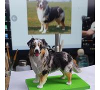 SPYMX Ces sculptures en argile sont faites à la main, fabriquées sur mesure à partir d'images, ce qui en fait des vacances parfaites pour les parents, la famille, les proches et les amis, B l'animal