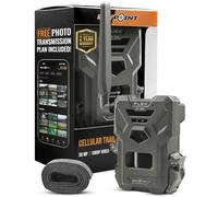 SPYPOINT Caméra de Chasse cellulaire Flex G-36, Photos 36 MP et vidéos 1080p avec Son, Compatible GPS, connectivité LTE Double SIM, Flash et portée de détection de 100 pi