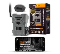 Spypoint Flex-Dark Caméra de Surveillance Cellulaire, Photos 40MP, Vidéo 1080p + Son, Caméra de Chasse Sans Éclairage, Vision Nocturne, Activation par Mouvement, Détection à 30m, Pas de WiFi