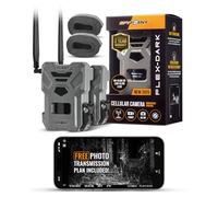 SPYPOINT Flex-Dark Lot de 2 caméras de chasse cellulaire, photos 40 MP, vidéo 1080p + son, caméra de jeu sans lueur, vision nocturne de chasse, détection de mouvement, détection de 30,5 m, pas besoin