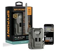 Spypoint Flex-M2 Caméra de Chasse 4G Double SIM 32 MP Vision Nocturne | Caméra de chasse 4G multi-opérateurs : photos 32 MP et vidéos 1080p avec son envoyées sur mobile via l'appli SPYPOINT