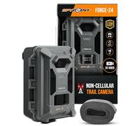 Spypoint FORCE-24 Caméra de Chasse Non cellulaire, vidéos en 2K, Photos 24MP, LED à Faible Lueur, Vision Nocturne, détection de Mouvement Jusqu’à 21 m, caméra abordable