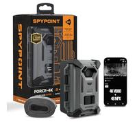 SPYPOINT FORCE-4K Caméra de traînée, vidéo 4K 48MP, non cellulaire, vision nocturne à DEL à faible luminosité, déclencheur 0,4 s, détection de mouvement de 33,5 m pour la surveillance de la faune et