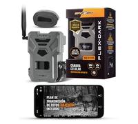 SPYPOINT Flex-Dark Caméra de Chasse cellulaire 40MP, vidéo 1080p avec Son, Vision Nocturne sans Lueur, détection 30 m, sans Wi-FI, Infrarouge Invisible, pour Sentier et gibier