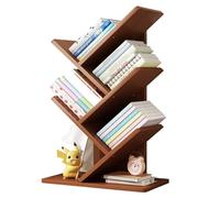 SPYQKHSH Bibliothèque en Bois à 5 Niveaux, étagère de Rangement sur Pied, for Chambre, Salon, Bureau, Balcon(B)