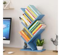 SPYQKHSH Étagère de Bureau en Forme d'arbre, étagères de Rangement à 4 Niveaux, étagère sur Pied for CD/Magazines/Livres(D)