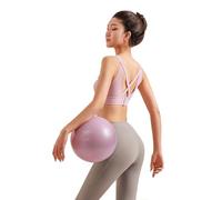 SPYQKHSH Petit Ballon d'exercice Pilates, Mini Ballon de Fitness et de Yoga, Accessoire d'entraînement antidérapant et Anti-éclatement, for Les étirements, la Force et l'entraînement de Base(25cm)