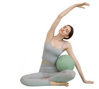 SPYQKHSH Petit Ballon d'exercice Pilates, Mini Ballon de Fitness et de Yoga, Accessoire d'entraînement antidérapant et Anti-éclatement, for Les étirements, la Force et l'entraînement de Base