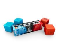 Spyra Colorant à l'eau Color - Lot de 4 colorants lumineux et dissolvants pour batailles d'eau lavables et sans résidus - Pour l'extérieur, la piscine, l'été - Pour adultes et enfants (bleu et rouge)