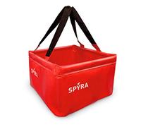 SPYRA SpyraBase Récipient Indestructible Pliable Rouge 10 l Bâche rectangulaire Compatible avec Tous Les Produits SPYRA