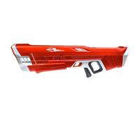 Spyra Three™ Pistolet à eau électrique, chargement automatique, 3 modes de jeu, prise de vue LED et indicateur de batterie, portée de 15 m, jouet d'été de qualité supérieure (rouge)