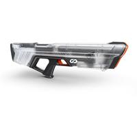 SpyraGO Wasserpistole - Electronische, Automatische Premium Wasserpistole - 9 Meter Reichweite, LED Display, Schnelles Aufladen,Sommer Spielzeug für Kinder und Erwachsene.Alter 8+(Clear) Clear