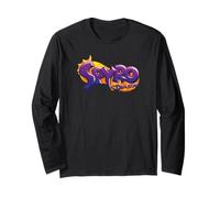 Spyro The Dragon Retro Title Logo Video Game Manche Longue