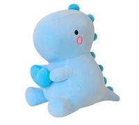 SQEQE Dinosaur Stuffed Animal, Loving Soft Dino Plush Toys with Holding Heart for Valentine Day, Sweet Romantic Anniversary Birthday Gift for Her Girls Boys Girlfriend Blue 50CM